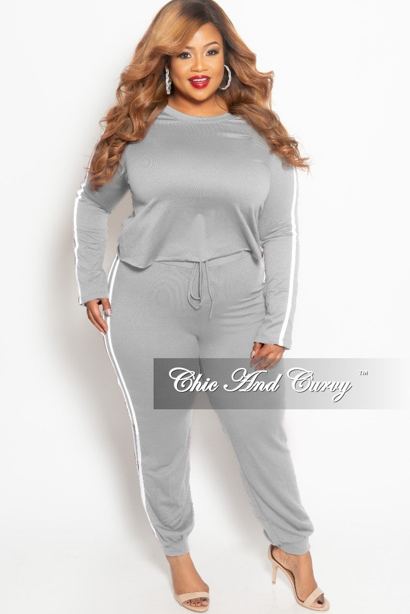 plus size jogger set