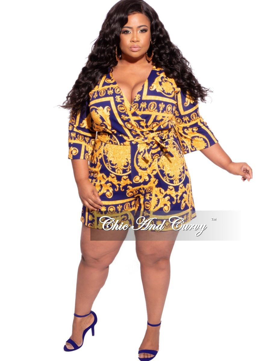 chic and curvy rompers