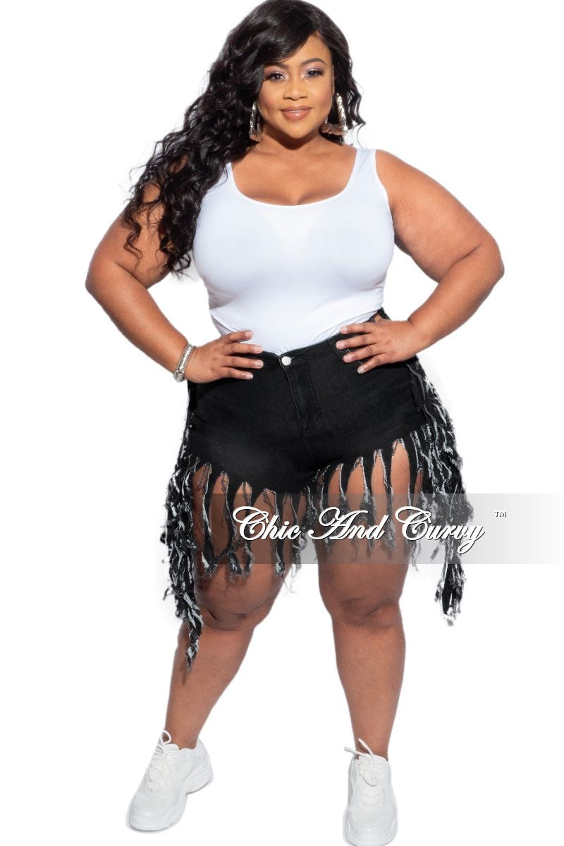 chic shorts plus size