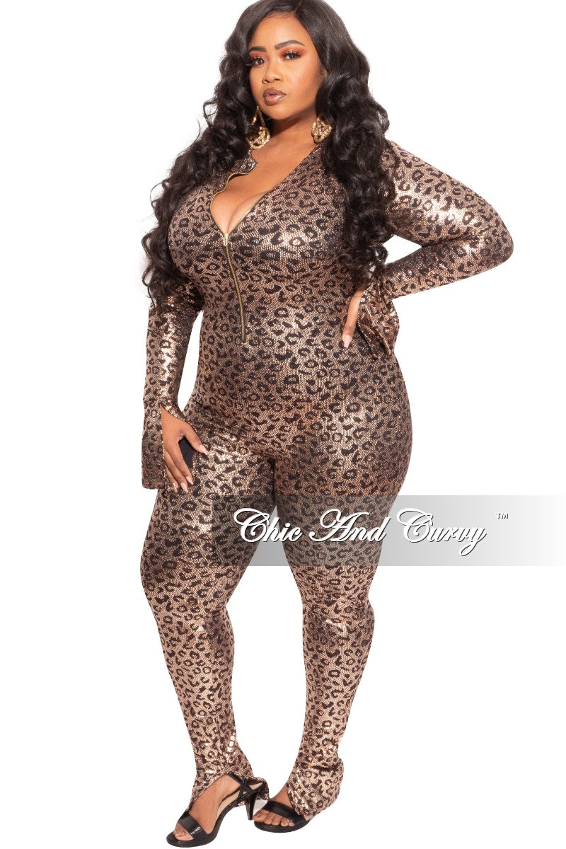 long sleeve cheetah romper