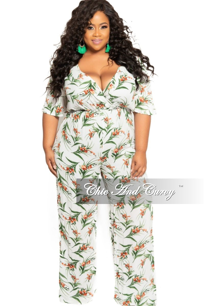 plus size wrap jumpsuit