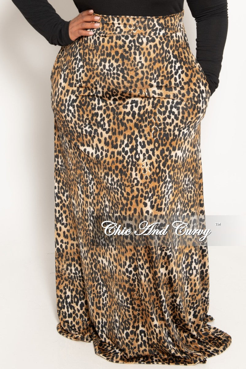 animal print skirt plus size