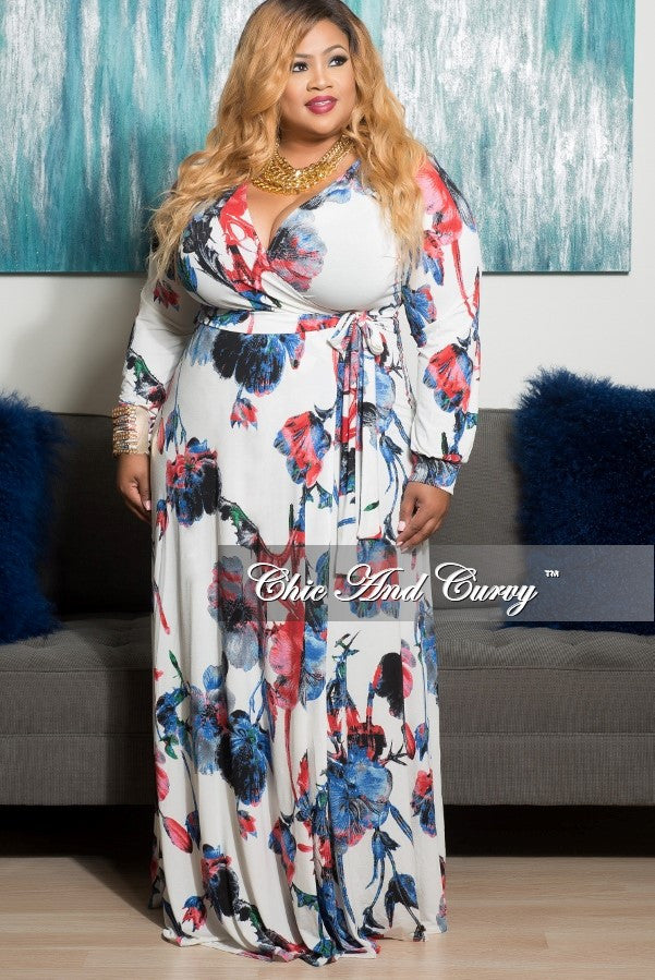 plus size red white and blue