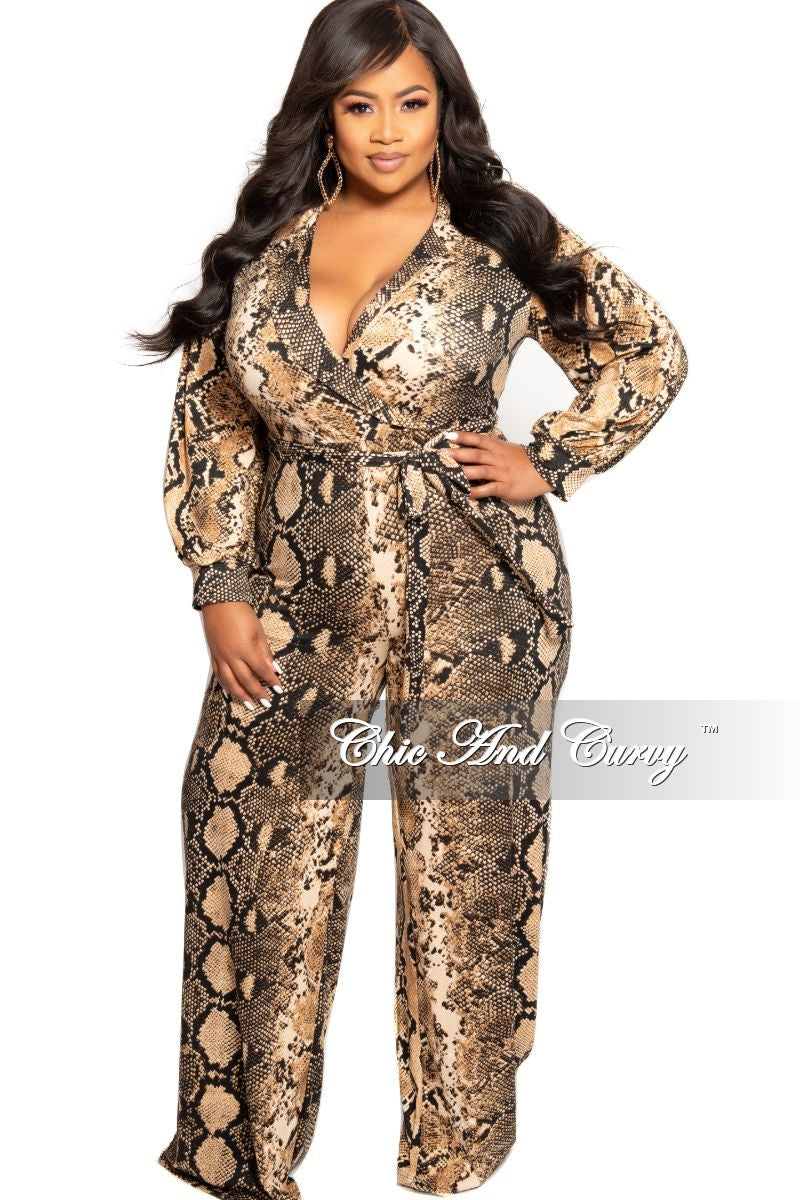 plus size wrap jumpsuit