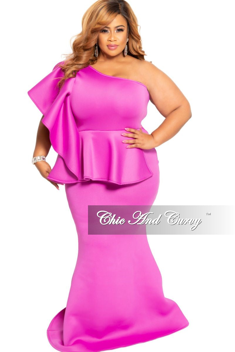 pink peplum dress plus size