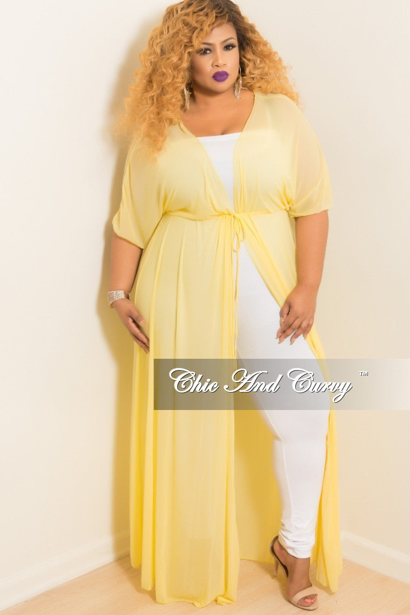 plus size sheer cover up