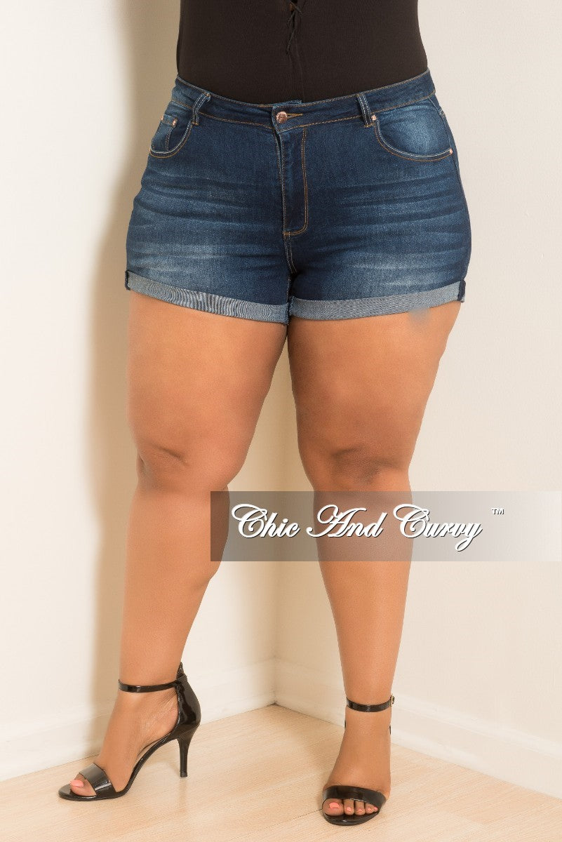 jeans shorts plus size