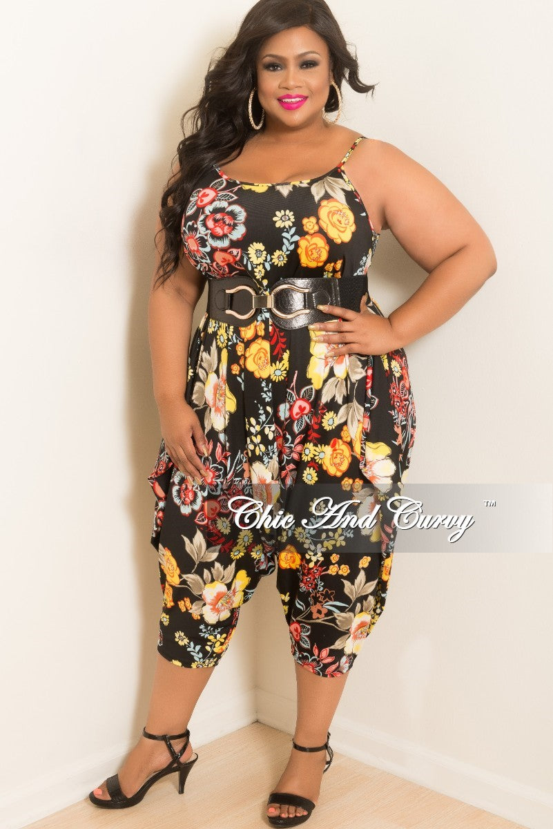 plus size harem pants jumpsuit