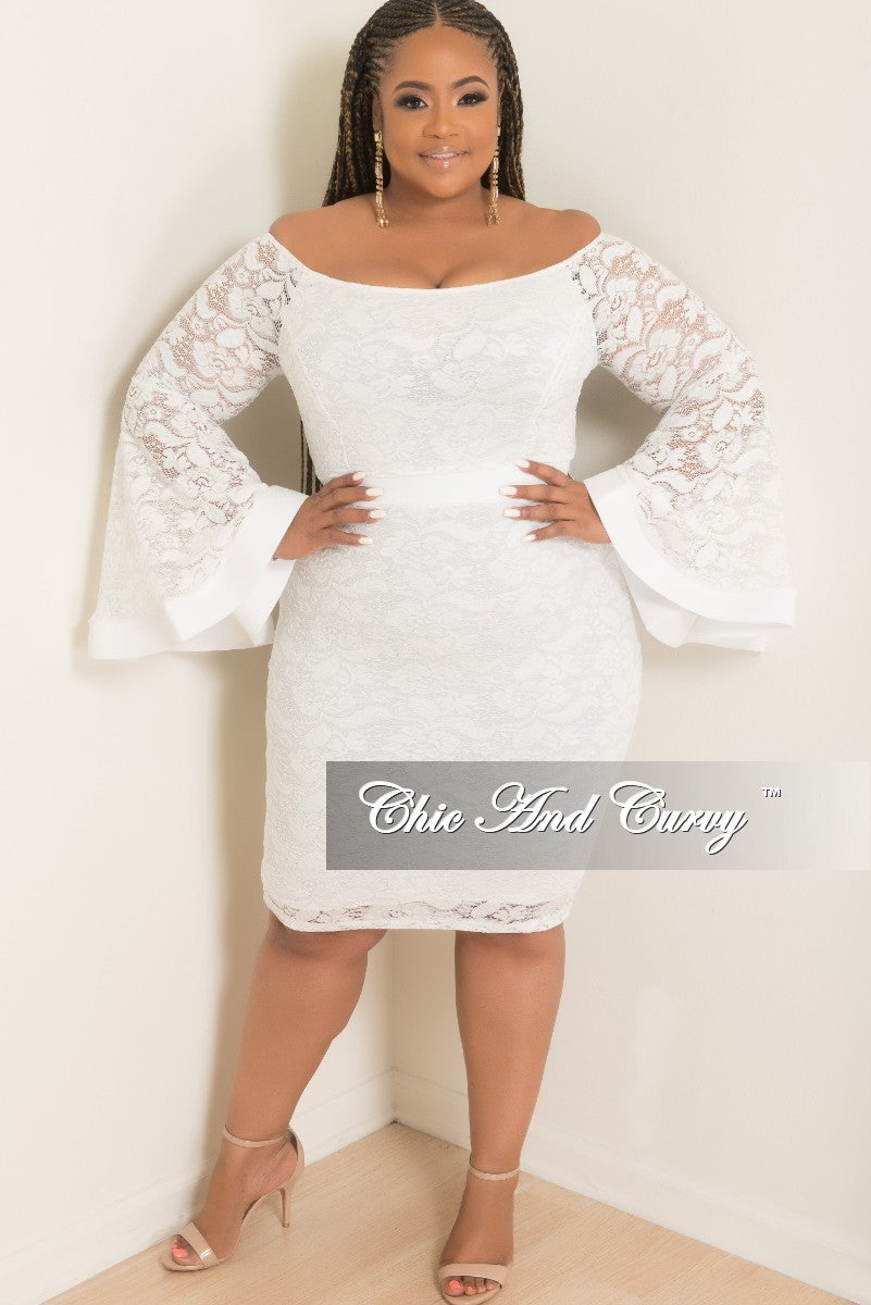 off white dresses plus size