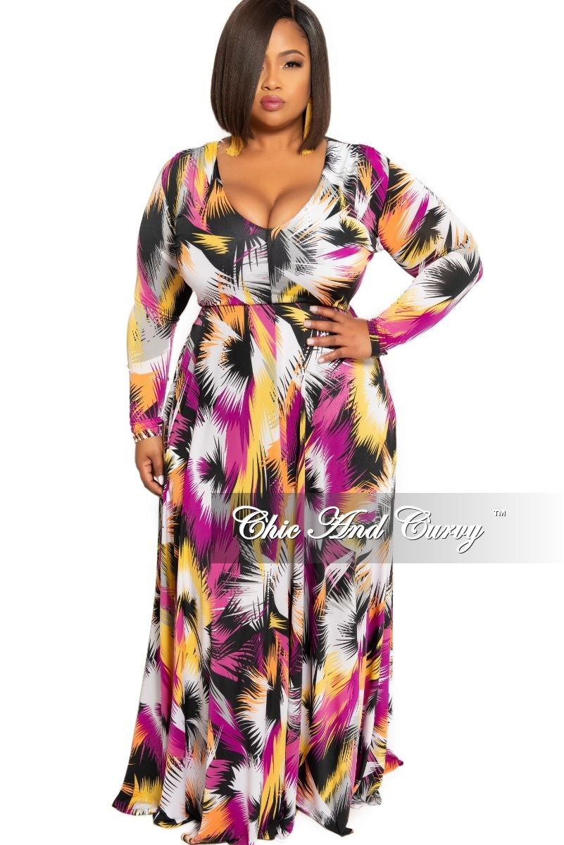 magenta plus size dress