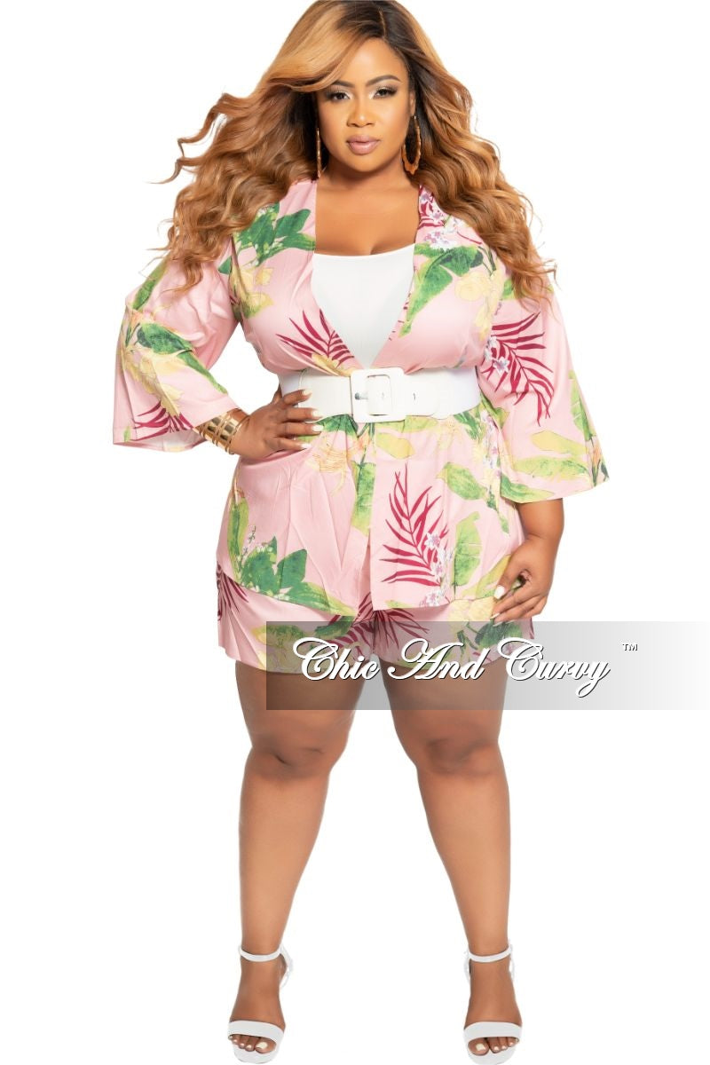 plus size pink 2 piece sets