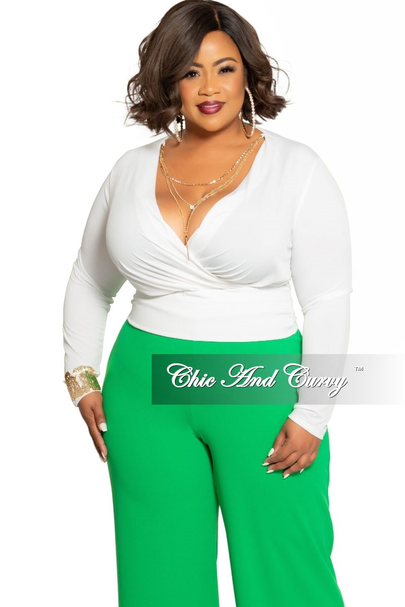 ivory plus size top
