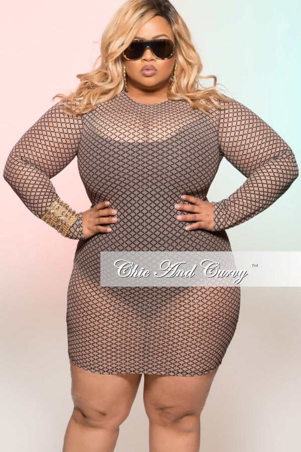 plus size sheer cover up dress