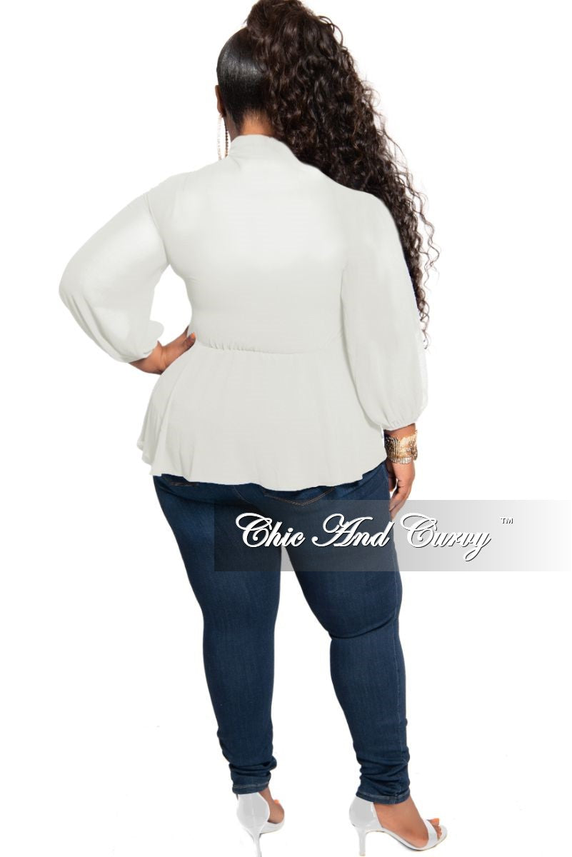 plus size sheer chiffon blouse