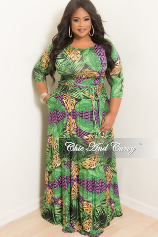 fuchsia plus size maxi dress