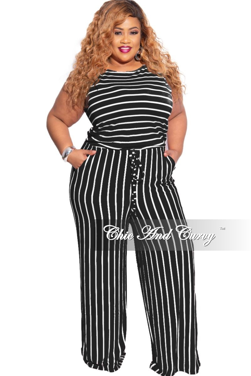 plus size sleeveless jumpsuit