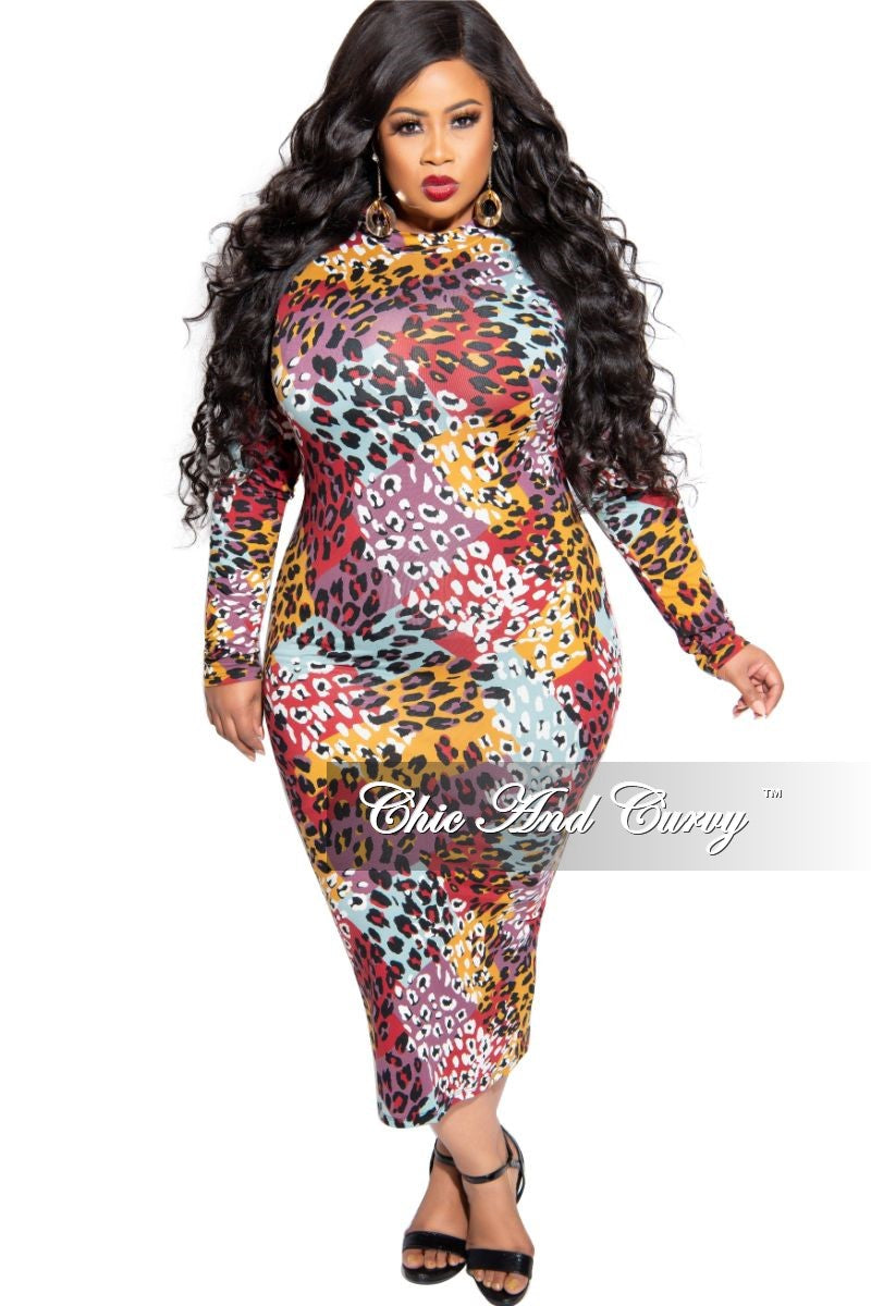 plus size long sleeve bodycon dress