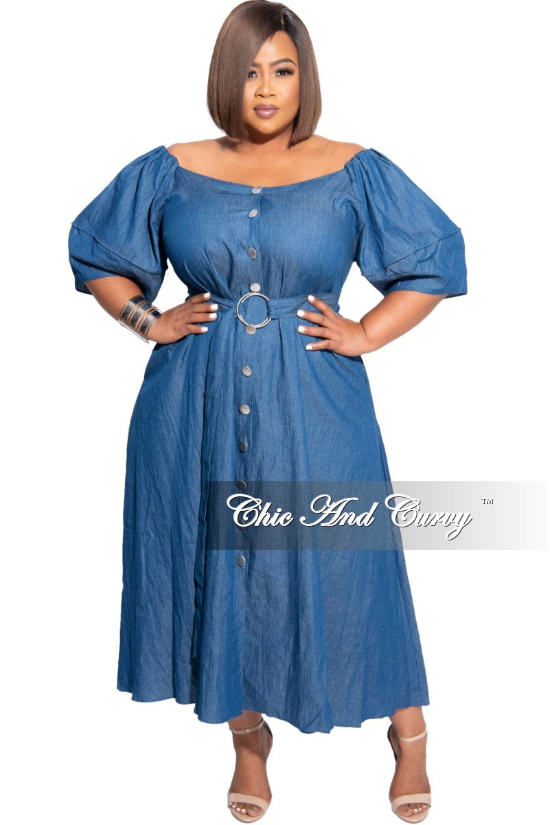 denim dress curvy