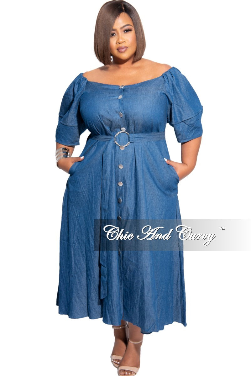 denim dress curvy