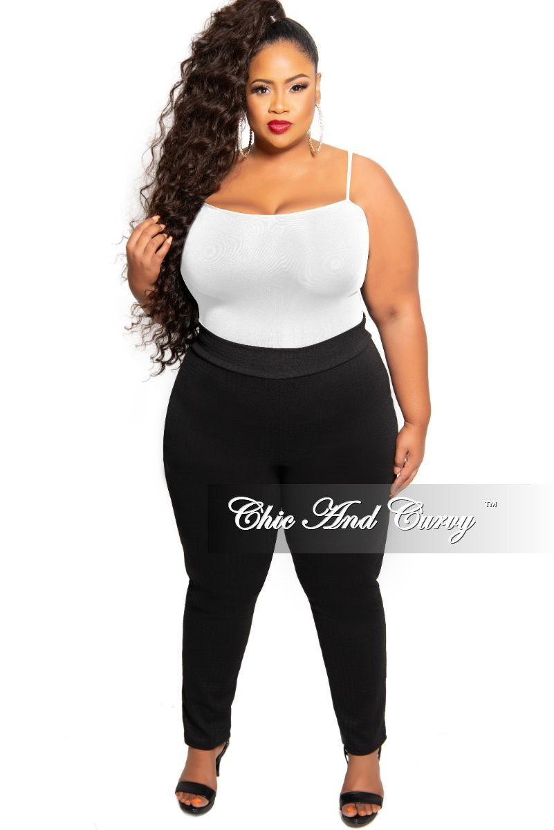tunnel jazz brændstof Final Sale Plus Size Spaghetti Strap Camisole in White – Chic And Curvy