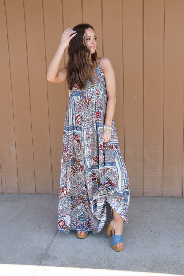 Positano Maxi Dress - Mohebina laemeh