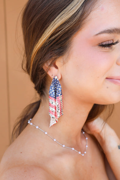 American Dream Earrings - Cenkhaber