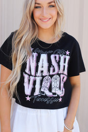 Nashville Music City Graphic Tee - Mohebina laemeh