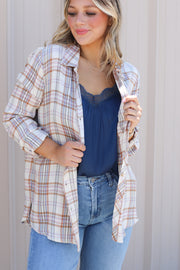 Un Wind Flannel Top - Mohebina laemeh