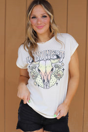 Wild West Longhorn Graphic Tee - Cenkhaber