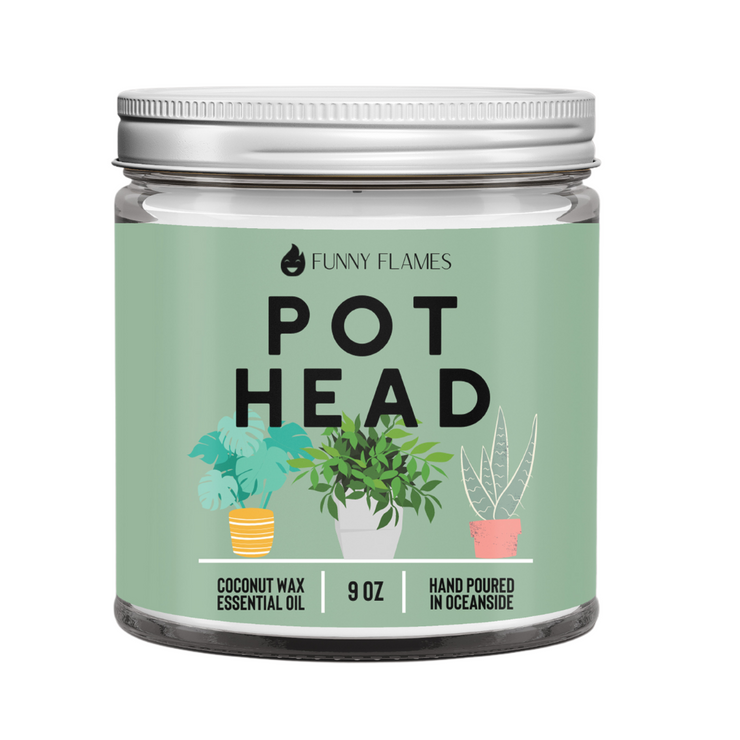 Pot Head Candle - Cenkhaber