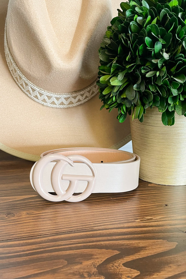 The Same but Different GG Belt: Taupe - Mohebina laemeh