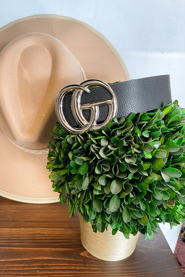 GG Belt: Black / Shiny Silver - Cenkhaber