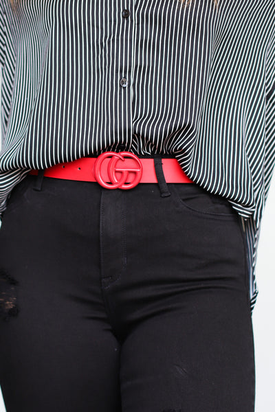 The Same but Different GG Belt: Red - Cenkhaber