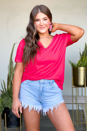 Piko Short Sleeve V-Neck - Mohebina laemeh