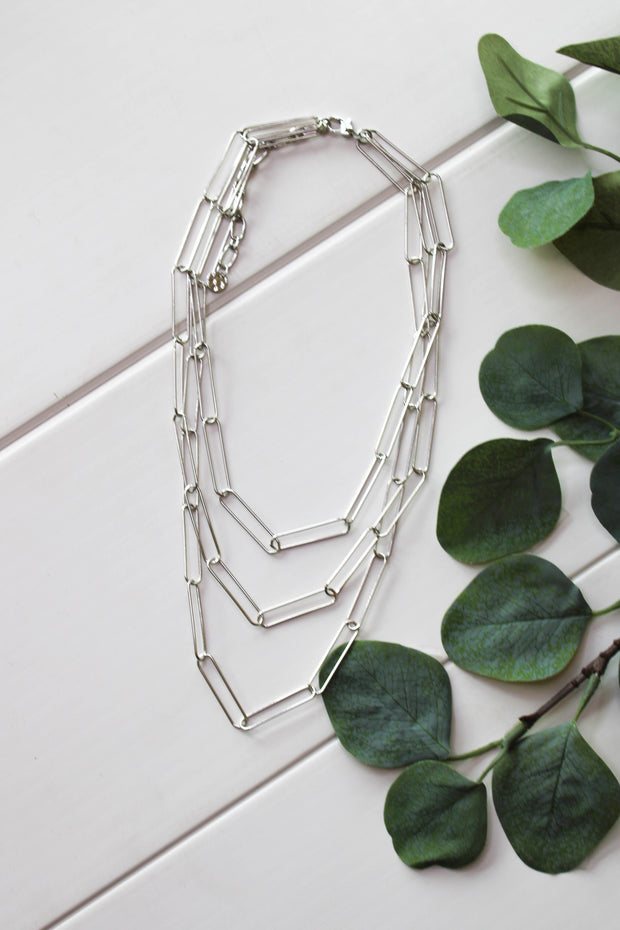 Perfect Trio Chain Necklace - Mohebina laemeh