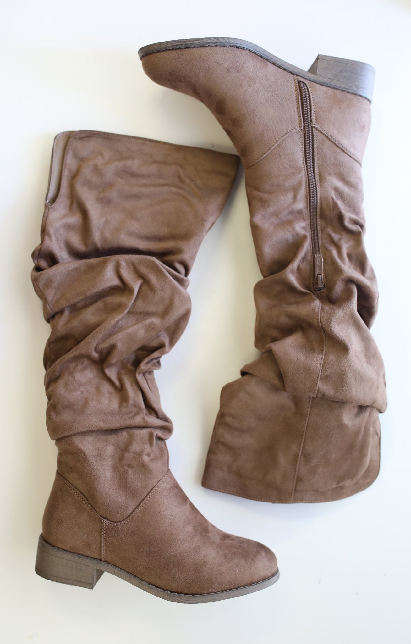 Olympia Boot: Taupe