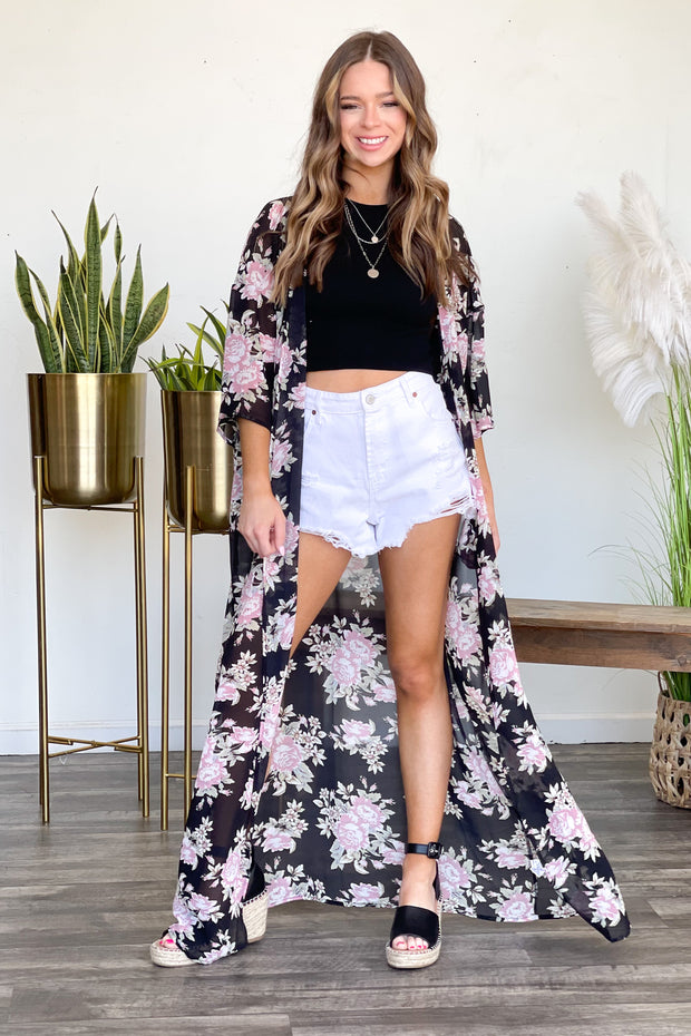 Floral Charm Kimono - Cenkhaber
