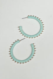 Island Breeze Hoop Earrings - Cenkhaber