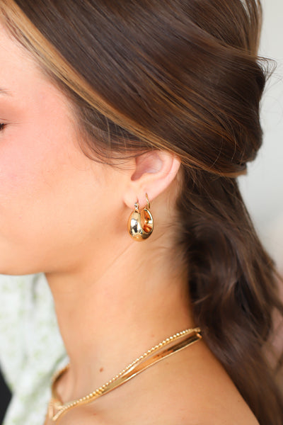 Golden Hour Hoop Earrings - Cenkhaber