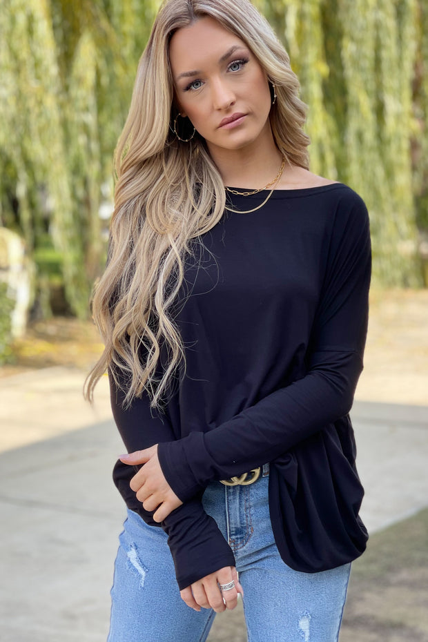 Piko Boat Neck Long sleeve - Mohebina laemeh