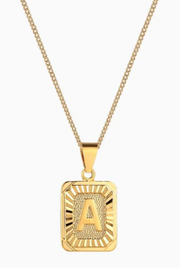 Josephine Initial Necklace A-Z - Cenkhaber