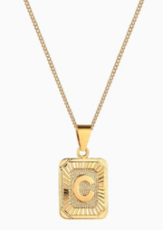 Josephine Initial Necklace A-Z - Mohebina laemeh