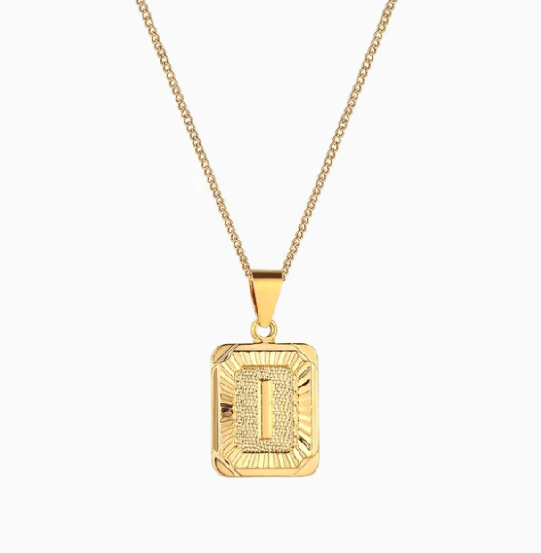 Josephine Initial Necklace A-Z - Cenkhaber