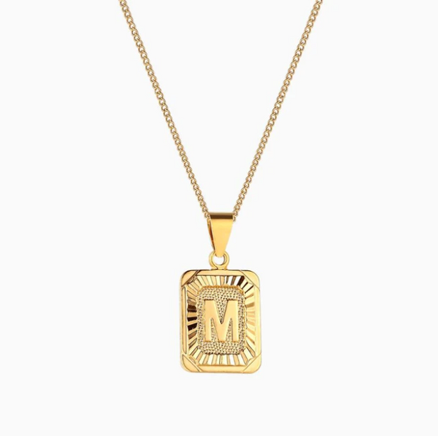 Josephine Initial Necklace A-Z - Cenkhaber