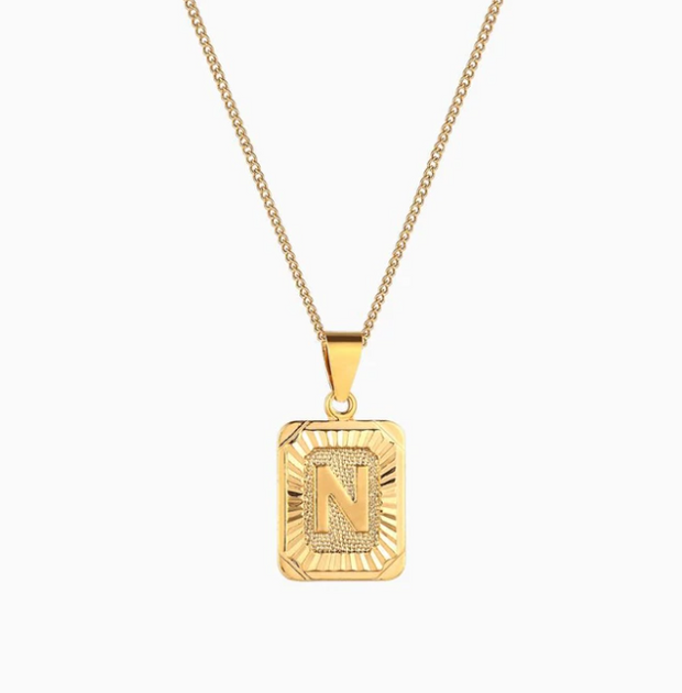 Josephine Initial Necklace A-Z - Mohebina laemeh