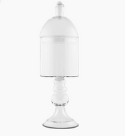 Large Glass Apothecary Cylinder Candy Jar - Cenkhaber