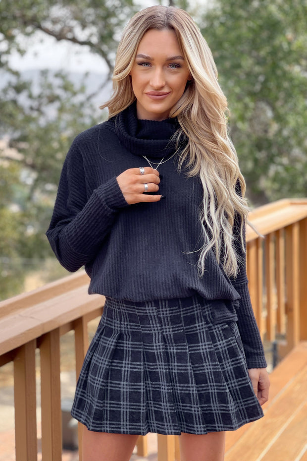 Downtown Plaid Skirt - Mohebina laemeh