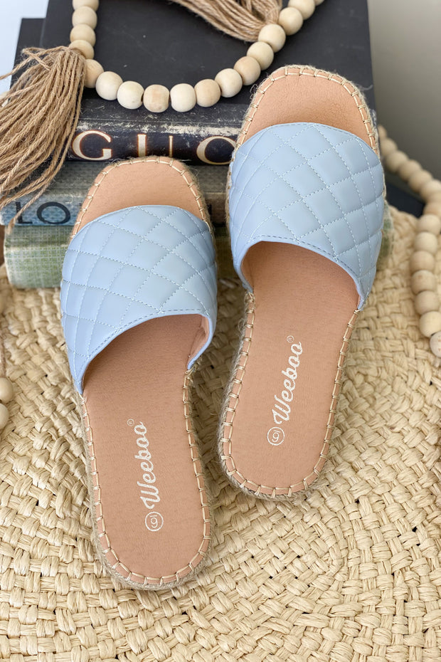 Chanel Sandals: Baby Blue - Mohebina laemeh