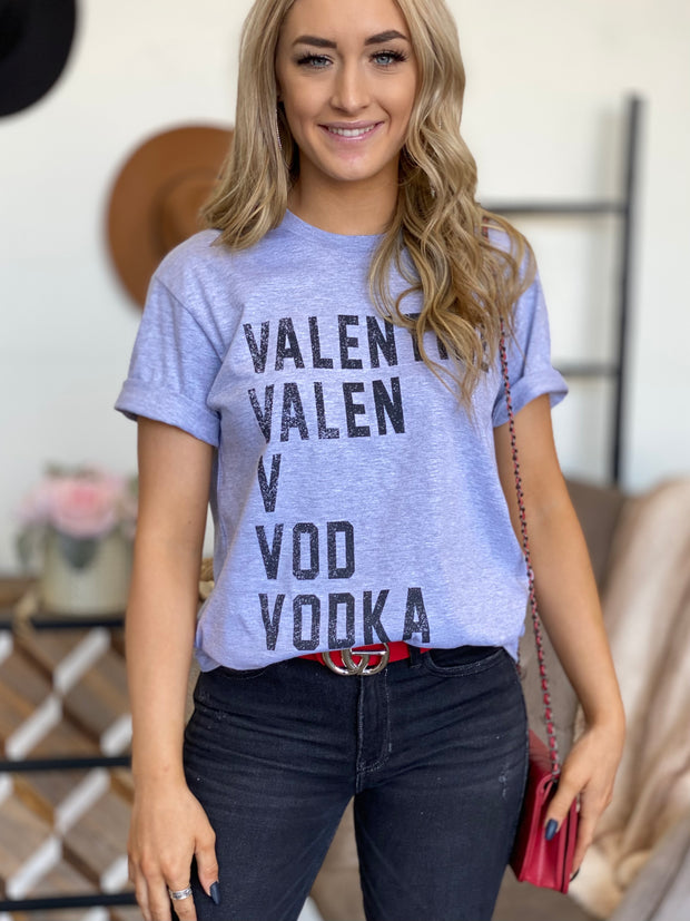 Valentine Vodka Graphic Tee - Cenkhaber