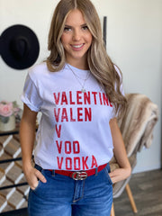 Valentine Vodka Graphic Tee - Cenkhaber